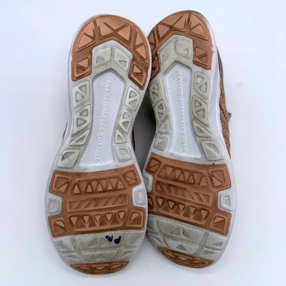APL TechLoom Wave Womens 9.5‎ Rose Gold Nude Metallic Running Shoes